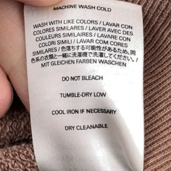 Outerknown Sur Sweatshirt Mens Large Brown Patina Hemp Blend Crewneck Raglan - Picture 4 of 9